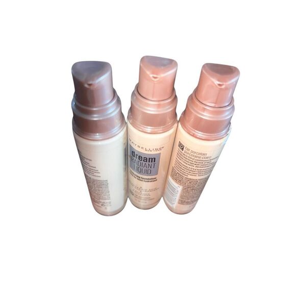 3 Maybelline Dream Radiant Liquid Hydrating Foundation 02 fair porcelain - Picture 3 of 3